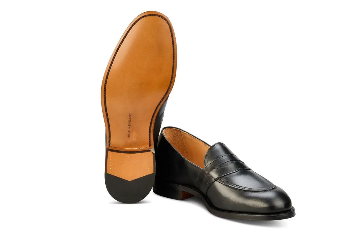 Alfred Penny Loafer - Black Calf - Image 5