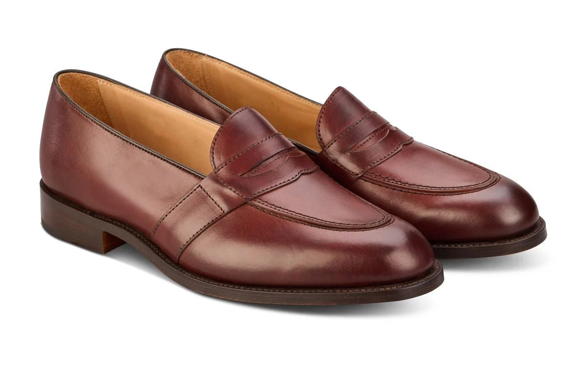 Alfred Penny Loafer - Burgundy Calf - Image 3