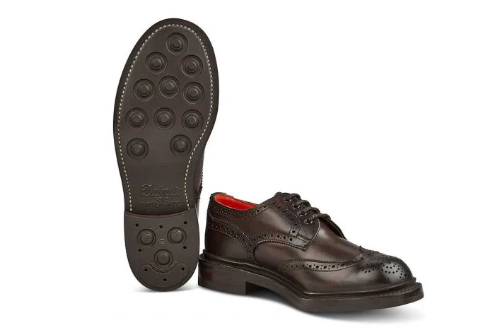 Anne Brogue Country Shoe - Espresso Burnished - Image 6