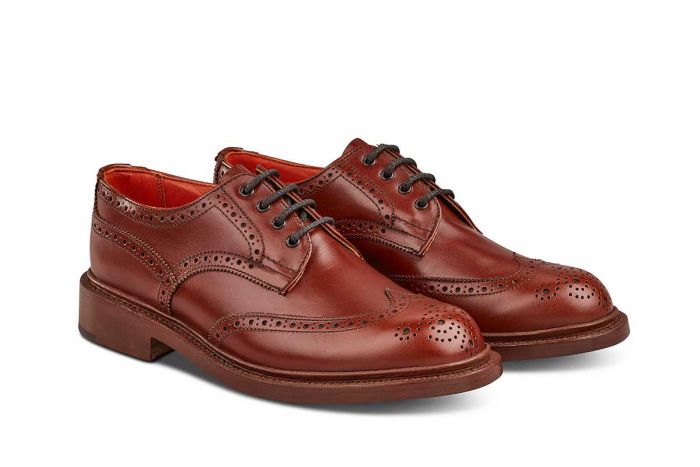 Anne Brogue Country Shoe - Marron Antique - Image 3
