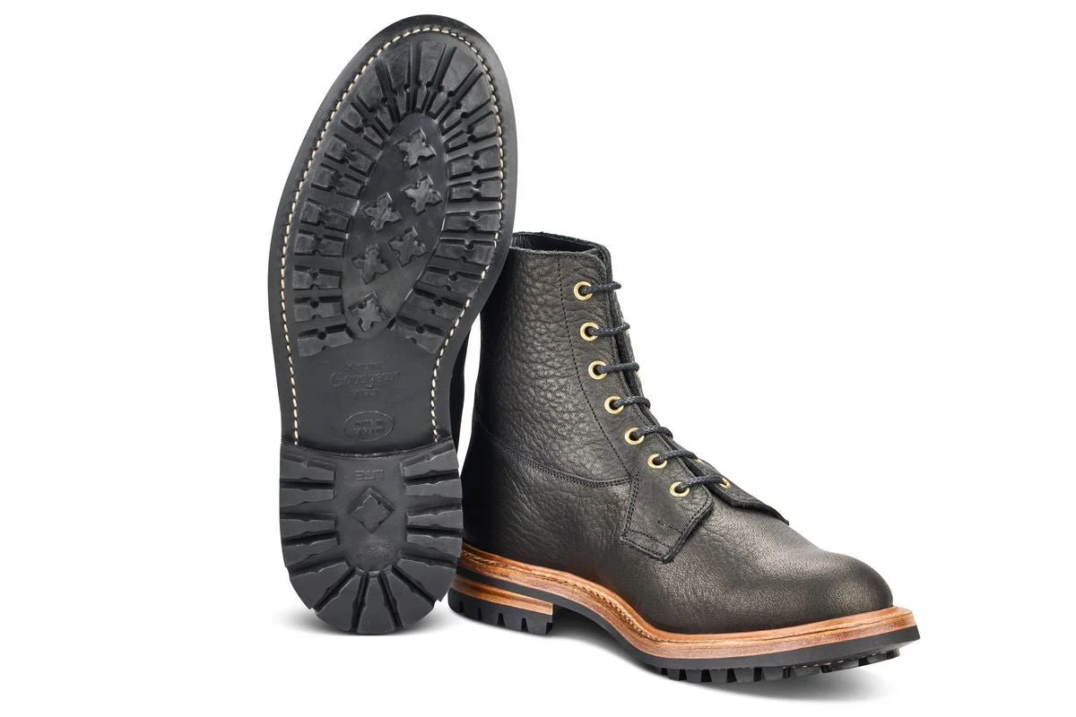 Burford Country Boot - Black Buffalo (Tricker's Exclusive) - Image 5