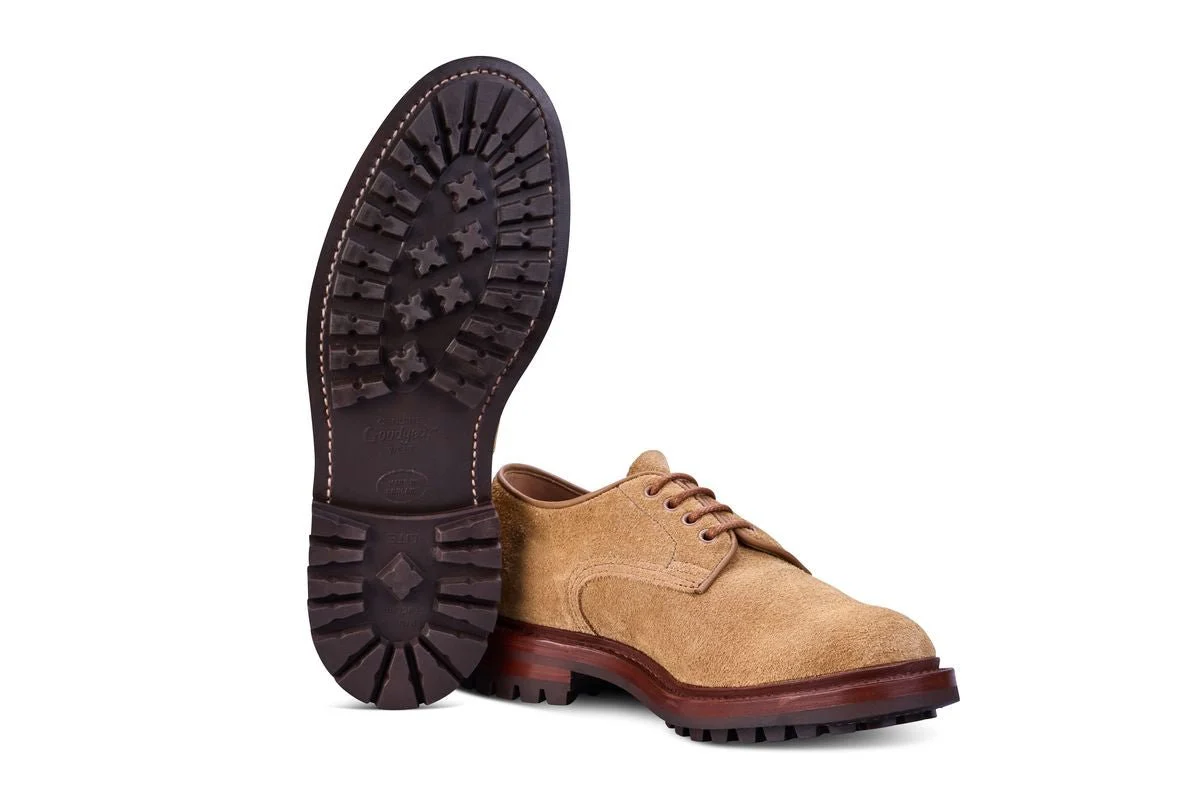 Daniel Tramping Shoe - Tan Hairy Suede - Image 5
