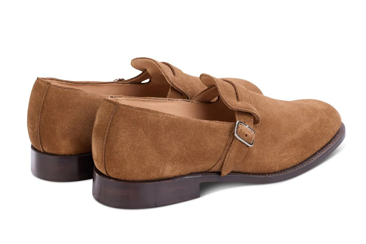 Niles Single Buckle Loafer - Snuff Repello Suede - Image 4