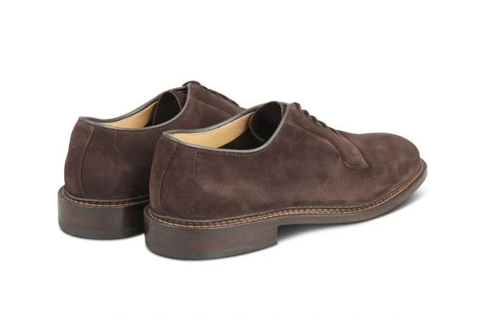 Robert Derby Shoe - Coffee Suede - Image 4