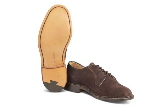 Robert Derby Shoe - Coffee Suede - Image 5