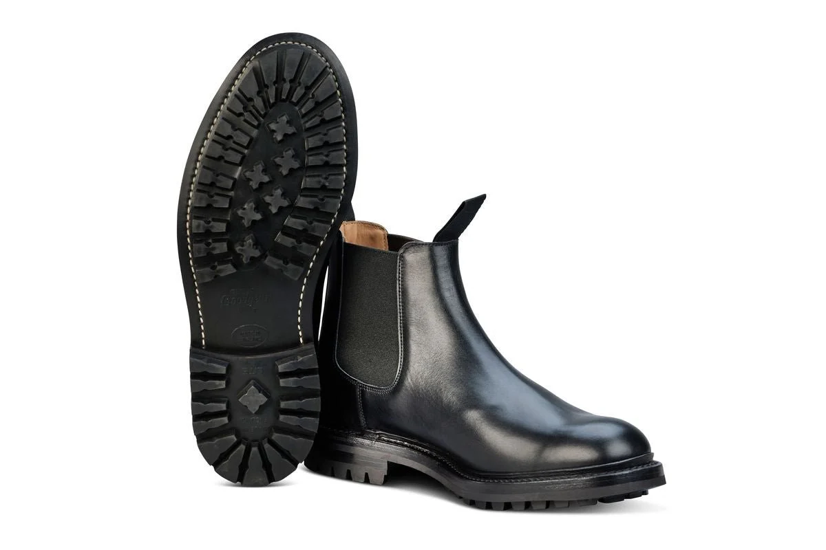 Stephen Low Chelsea Boot - Black Calf - Image 5