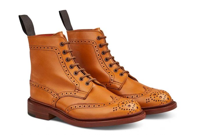 Stephy Brogue Boot - ACORN ANTIQUE - Image 3