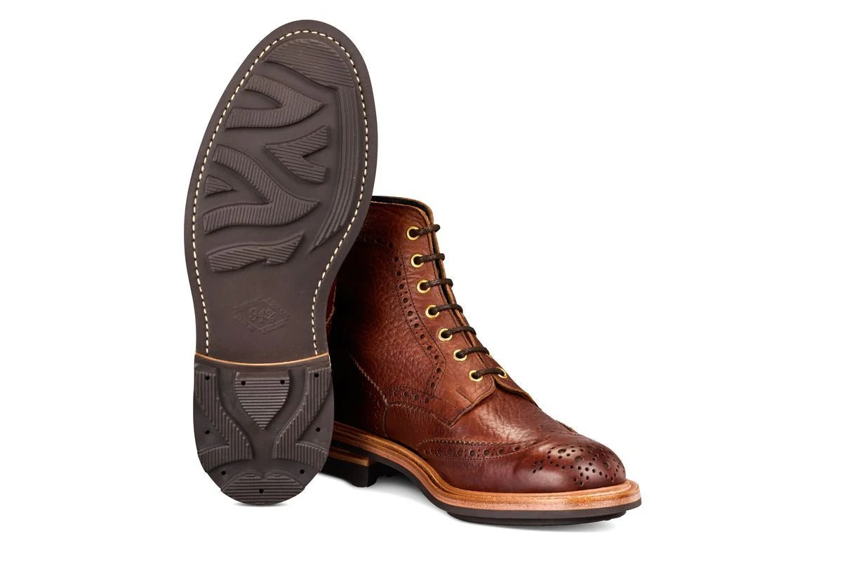 Stow Country Boot - Brown Buffalo (Tricker's Exclusive) - Image 5